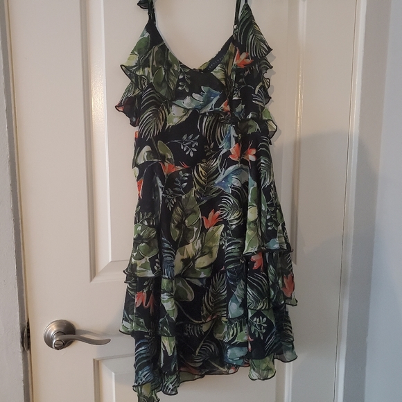 Sanctuary M Palm Print Dress - Picture 1 of 5